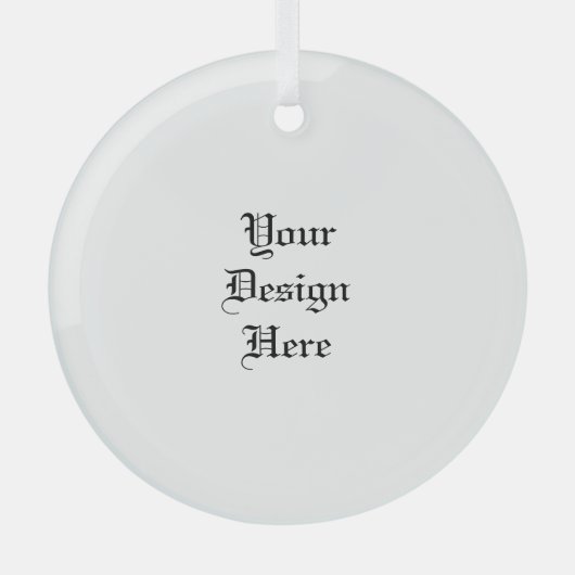 Aangepast Glas Ornament (Voorkant)