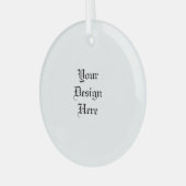 Aangepast Glas Ornament (Voorkant links)