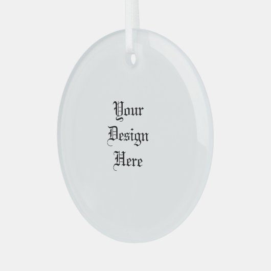 Aangepast Glas Ornament (Voorkant links)