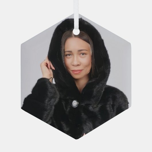 Aangepast Glas Ornament (Achterkant)