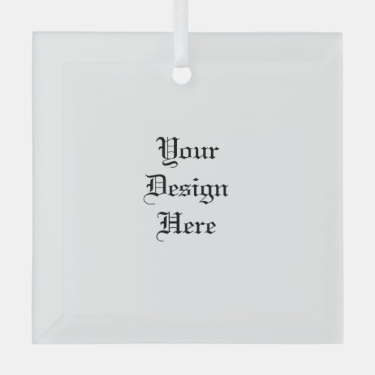 Aangepast Glas Ornament (Voorkant)