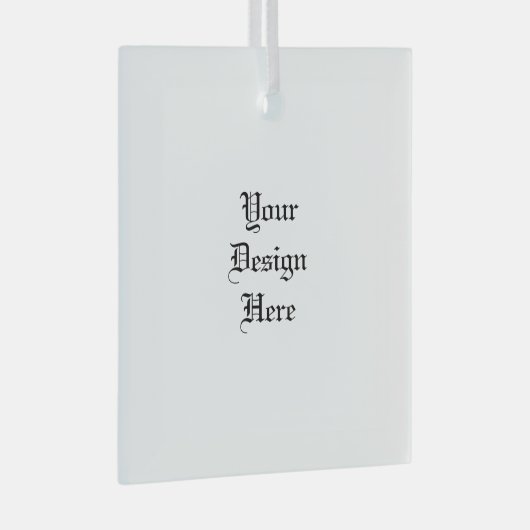 Aangepast Glas Ornament (Voorkant Rechts)