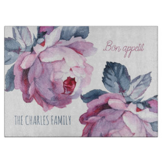 Aangepast glazen kappersbord Voeg jouw tekst toe Snijplank