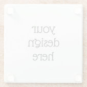 Aangepast Glazen Onderzetter (Achterkant)