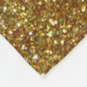 Aangepast glitter fleece deken (Hoek)