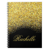 Aangepast glitter notitieboek (Voorkant)