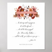 Aangepast goddochter Religieuze Cadeaus/Decor Even Poster (Voorkant)