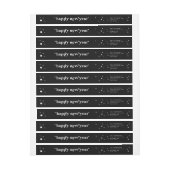 Aangepast, goed gekleurd nieuwjaars retouradres (Vel)