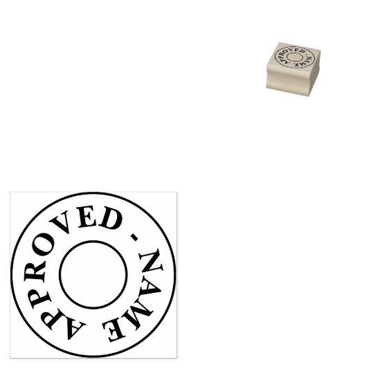 Aangepast goedgekeurd door rubberstempel (Gestempeld)