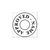 Aangepast goedgekeurd door rubberstempel (Afrduk)