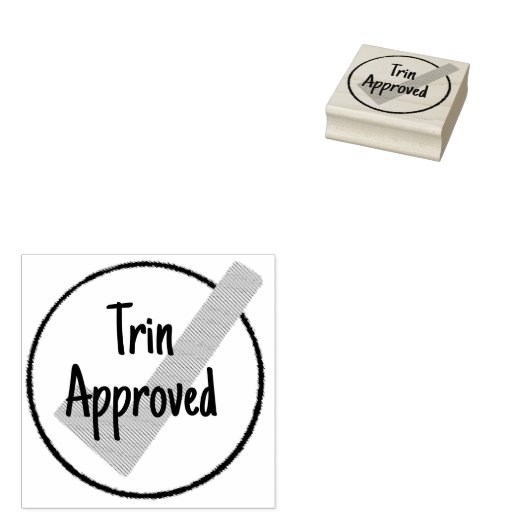 Aangepast goedgekeurd rubberstempel (Gestempeld)