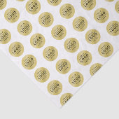 Aangepast Gold Business Logo-merk gevarieerd Tissuepapier (Detail)