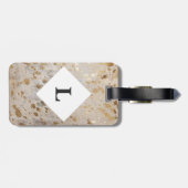 Aangepast Gold Koeienhuid afdrukken bagagelabel (Achterkant horizontaal)