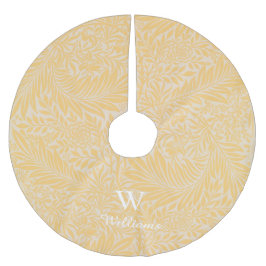 Aangepast  Gold Larkspur-ventilator Kerstboom Rok