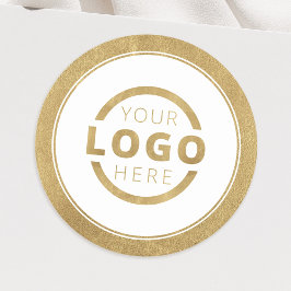 Aangepast Gold Promotion Business-merk met Logo Ronde Sticker