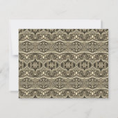 Aangepast Golden Gift Certificate voor uitnodiging (Achterkant)