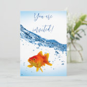 Aangepast Goldfish Bowl Water Kaart (Staand voorkant)