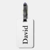 Aangepast Golf Bag-Label Bagagelabel (Achterkant verticaal)