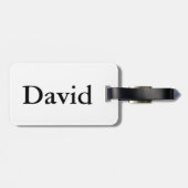 Aangepast Golf Bag-Label Bagagelabel (Achterkant horizontaal)