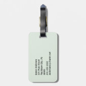 Aangepast Golf-Bagagelabel Bagagelabel (Achterkant verticaal)