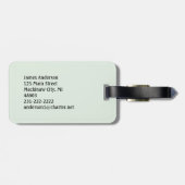 Aangepast Golf-Bagagelabel Bagagelabel (Achterkant horizontaal)