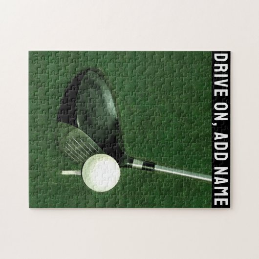 Aangepast Golf cadeau Legpuzzel (Horizontaal)