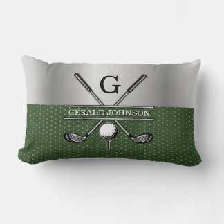 Aangepast Golf Monogram Ontwerp Kussen