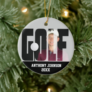Aangepast - Golf Photo Keepomwille Ceramic Ornamen Keramisch Ornament
