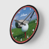 Aangepast Golf Ronde Klok (Hoek)