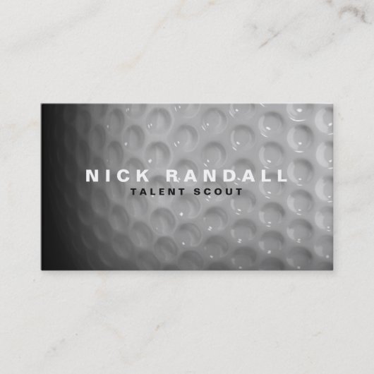 Aangepast GOLF-Visitekaartje Visitekaartje (Voorkant)