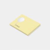 aangepast golfbal golfartikel post-it® notes (Schuin)