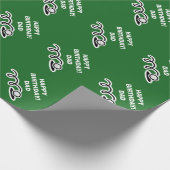 Aangepast golfballonverpakkingspapier voor mannen cadeaupapier (Hoek)