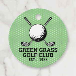 Aangepast golfclublogo ontwerp bedankjes labels