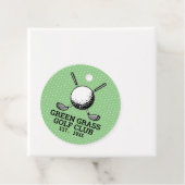 Aangepast golfclublogo ontwerp bedankjes labels (In situ)
