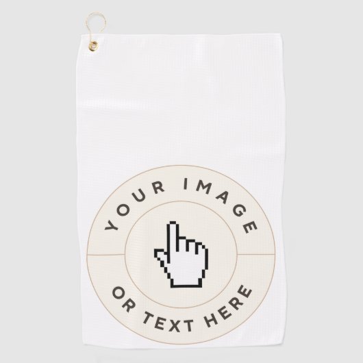 Aangepast - Golfhanddoek (Voorkant)