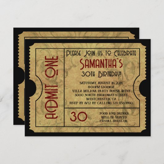 Aangepast goud: één kaartuitzending toestaan kaart (Voorkant / Achterkant)