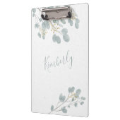 Aangepast goud en eucalyptus klembord (Links)