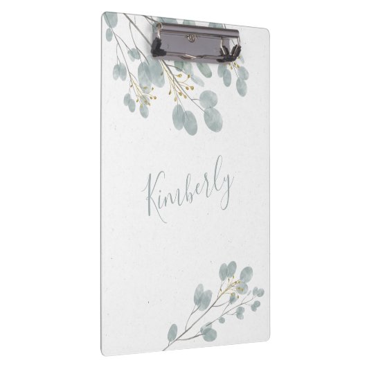 Aangepast goud en eucalyptus klembord (Rechts)