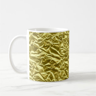 Aangepast goud folie-effect koffiemok