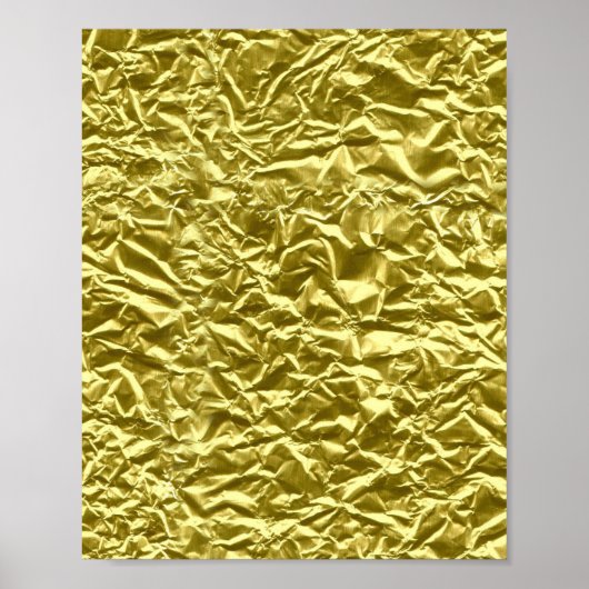 Aangepast goud folie-effect poster (Voorkant)