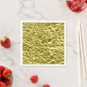 Aangepast goud folie-effect servet (Insitu)