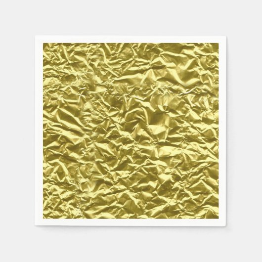 Aangepast goud folie-effect servet (Voorkant)