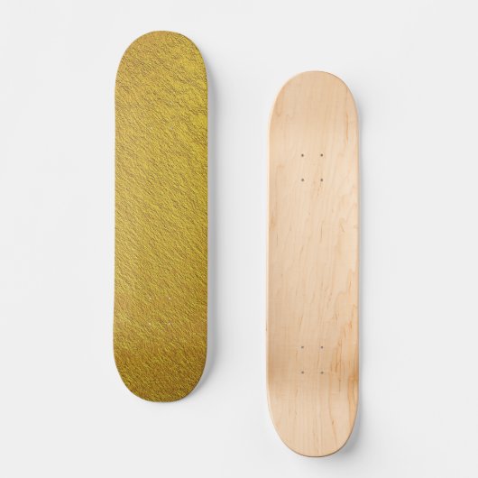 Aangepast goud persoonlijk skateboard (Voorkant)