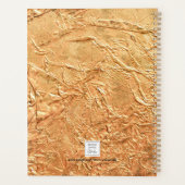 Aangepast goud planner (Achterkant)