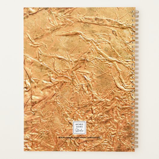 Aangepast goud planner (Achterkant)