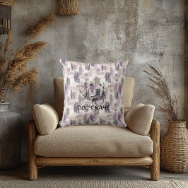 Aangepast Gouden Retriever Portret Abstract Patroo Kussen