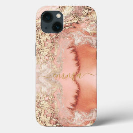 Aangepast gouden Roos Roze mobiele telefoon 11 12  Case-Mate iPhone Case