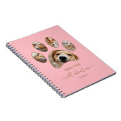 Aangepast goudpet Foto Collage Pink Journal (aange Notitieboek (Rechterzijde)