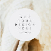 Aangepast grafisch ronde sticker