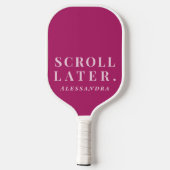Aangepast Grappig Minimalistisch Helroze Inspirere Pickleball Paddle (Achterkant)